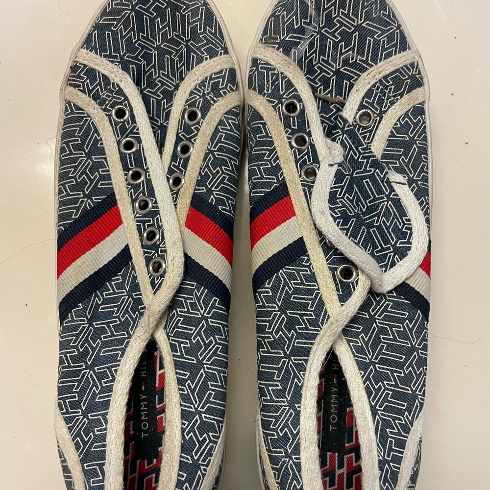 Tommy Hilfiger Blue Patterned Sneakers